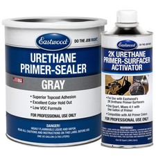 Eastwood Urethane Automotive Spray Paint Primer Sealer And Activator Kit Gray