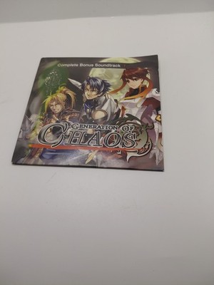 Generation of Chaos Complete Bonus Soundtrack CD NIS America Video Game 2006
