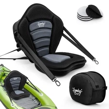 Kayak Seat with Back Support, Universal for Sit-on-Top, Paddleboard, Canoe, SUP