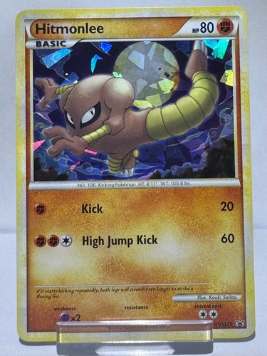 Hitmonlee HGSS25 Black Star Promo Cracked Ice Holo