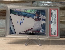 Emmanuel Rodriguez 2021 Bowman Chrome Prime Signatures  Auto /50 PSA 9 