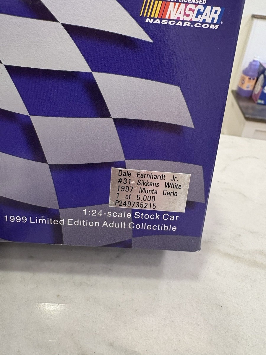 Dale Earnhardt Jr 1997 Sikkens White Nascar 1/24 Diecast Action