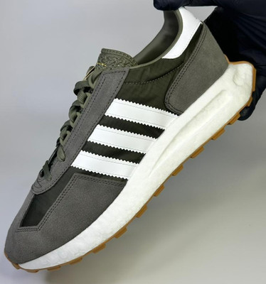 Adidas Originals Retropy E5 Men 44 EU Grey Green Retro Running Shoes New