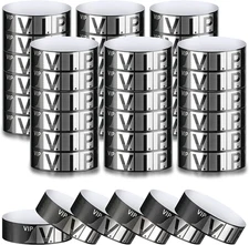200 Pack VIP Wristbands for Events VIP Bracelets Paper Waterproof Party Wristban