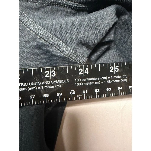 Eddie Bauer First Ascent FreeHeat Grid Fleece Jacket Mens Large Gray Full Zip image 9