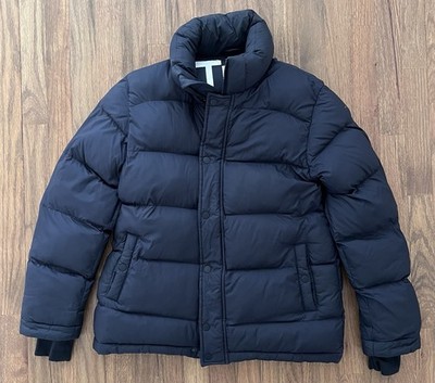 Aritzia TNA Super Puff Jacket Coat Womens Small Black No Hood Flaw