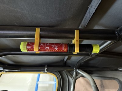 ELEMENT E50 Fire Extinguisher Roll Cage MOUNT Quick Release 3D Print MANYCOLORS