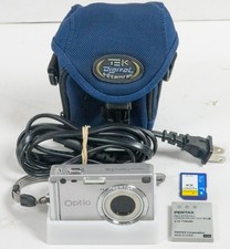 Pentax Optio S5i 5MP x3 Zoom Digital Camera accessories CLEAN TESTED