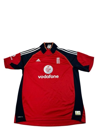 Red adidas England Cricket Jersey Men's XL