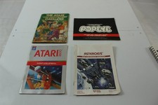 Vintage Ephemera Video Game Atari 2600 Game Manuals Lot Of 3 Catalog