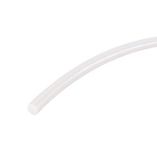 39" Long 6MM Dia High Temperature Resistant Silicone Sealing Strip Cream White