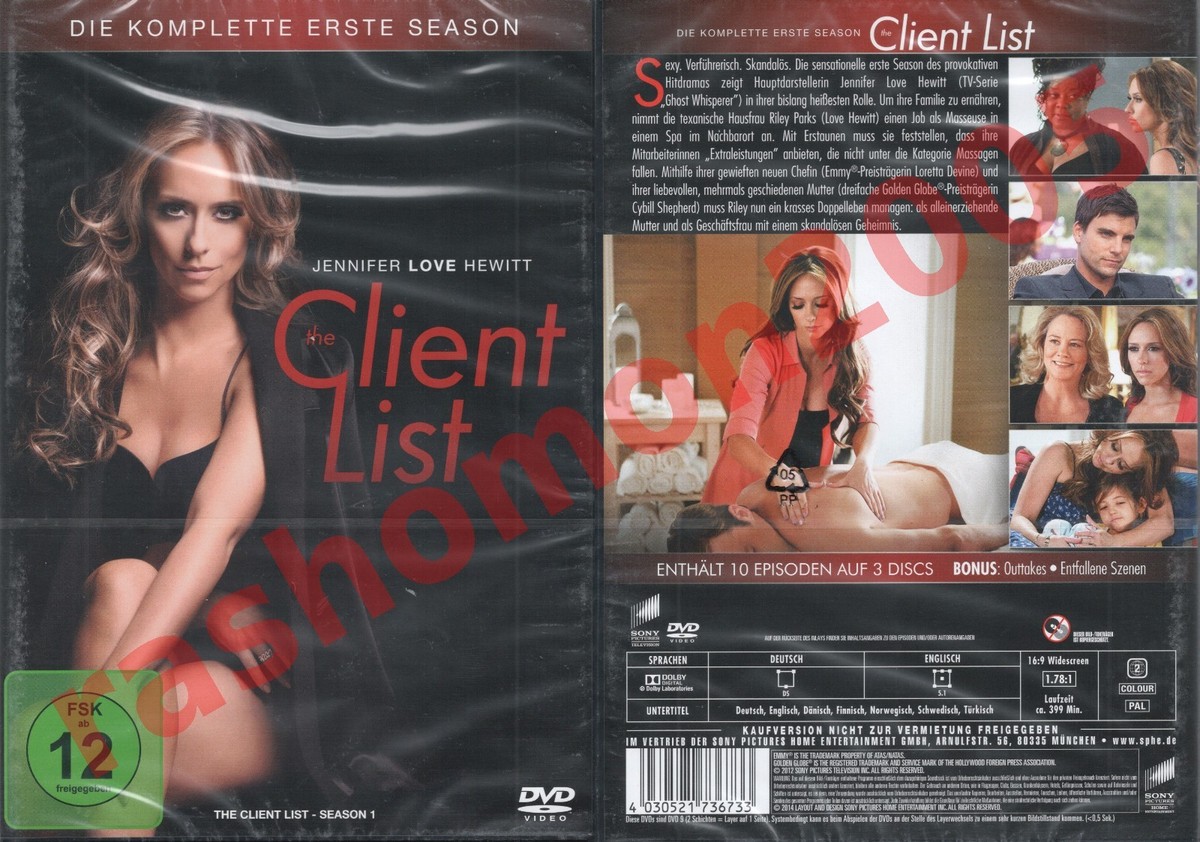 DVD THE CLIENT LIST COMPLETE SERIES SEASON 1+2 Jennifer Love