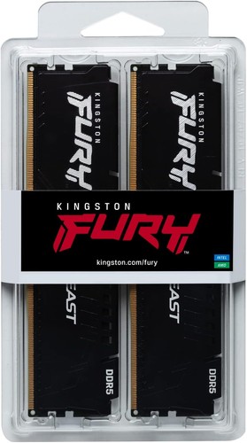 Kingston FURY Beast Schwarz DDR5 16GB (2x8GB) 5600MT/s DDR5 CL40 DIMM Desktop Ga - Bild 4 von 6