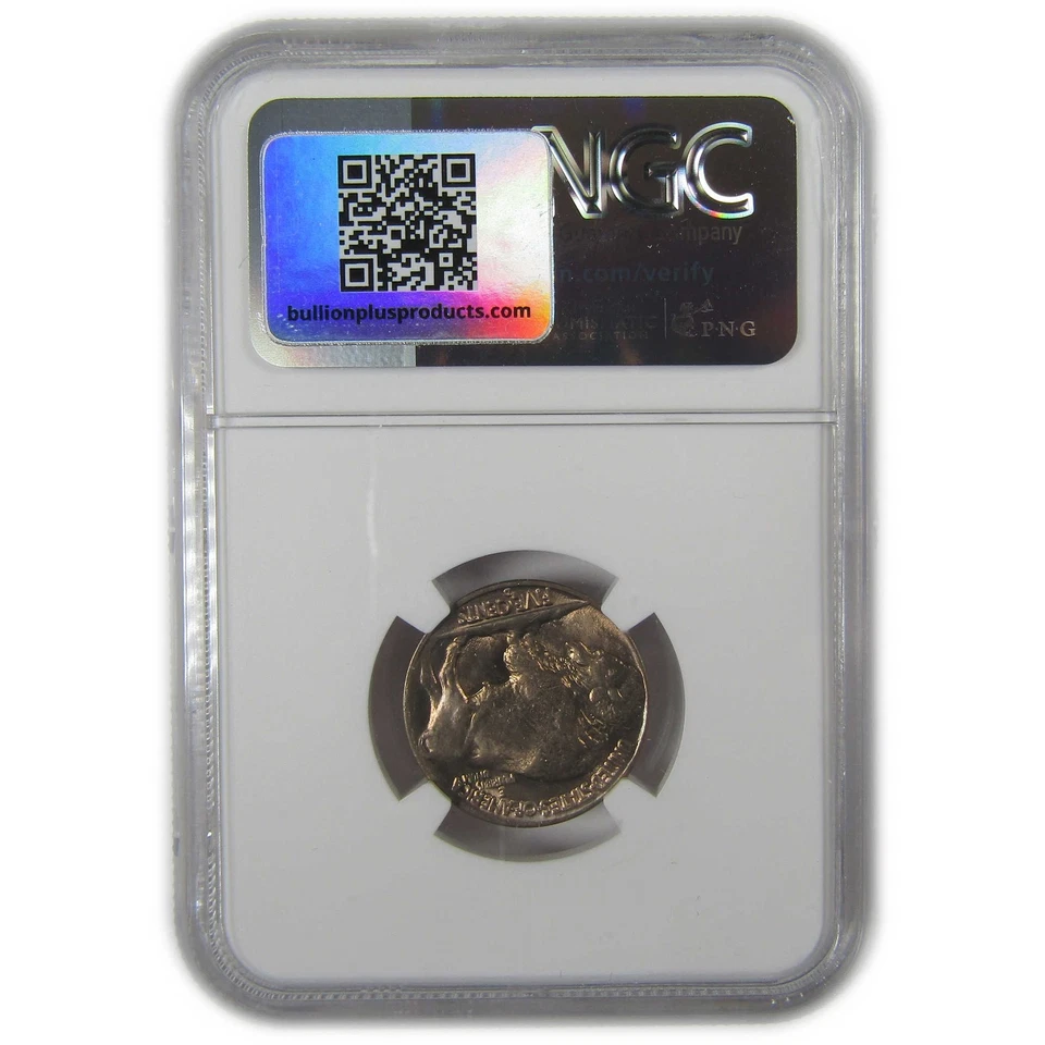 1936 D Indian Head Buffalo Nickel MS 65 NGC Bag Fragment SKU:I22652 - Image 2 of 4