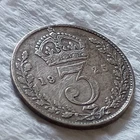 1925 George V Threepence — photo from another recent sale