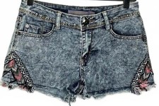 Boom Boom  Jeans  Acid Wash  Shorts size 7