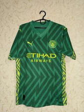 Rare Manchester City 2023-2024 Goalkeeper Jersey Size M Mens Green Puma