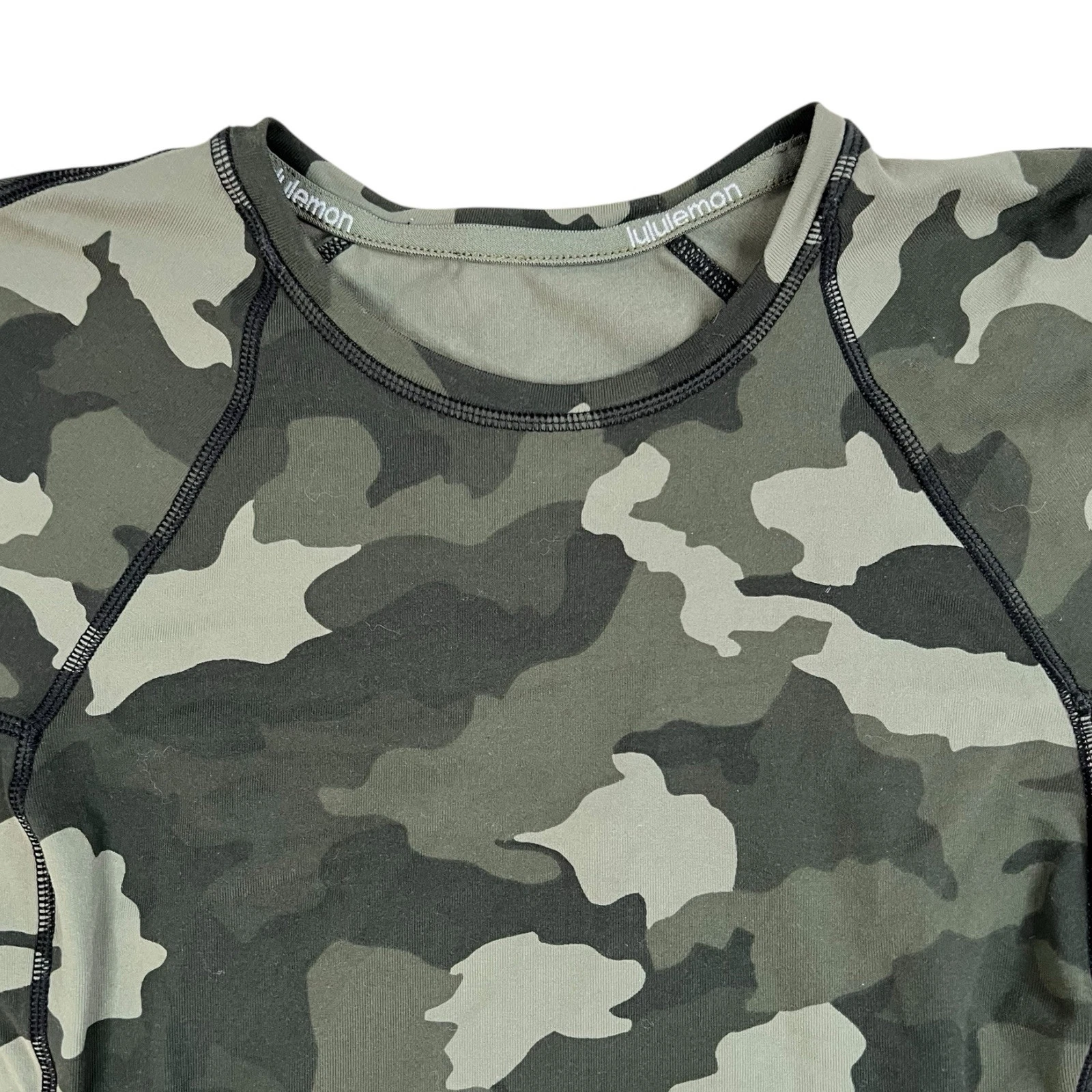 lululemon its rulu run multicamo jacquard shirt