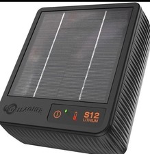 NEW Gallagher S12 Lithium Solar Fence Energizer Portable Electric Fence Charger