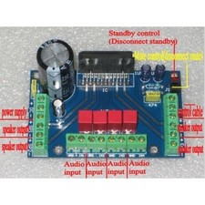 DC 12V TDA7388 Four Channel 4 x 41W Audio Power Amplifier Board BTL PC Car Amp 
