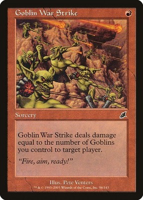 Goblin War Strike NonFoil Scourge 96 NM MTG