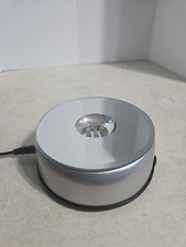 Rotating LED Display Stand Colorful Cup Turner for Crystal Glass Jewelry Art 