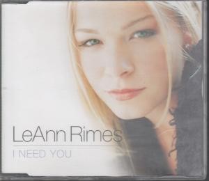 Leann Rimes I Need You CD Europe Curb 2001 CUBC60