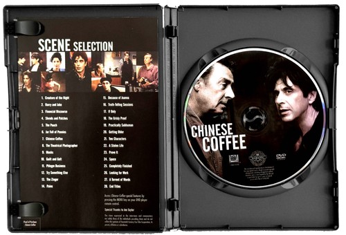 Chinese Coffee (DVD, 2000, Widescreen) Like New ! Al Pacino Jerry Orbach - Picture 3 of 3