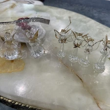 Vintage Roman Inc Angel Ornaments Lot Set of 6 Approx 3”