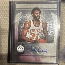 Panini 2013-14 Totally Certified Mel Davis Autograph Silver #151 Knicks