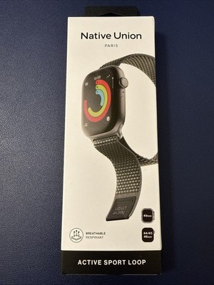 Apple Watch - Native Union Active Sport Loop - Slate Green - 44/45/46/49mm