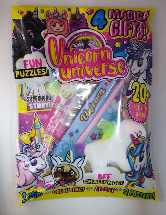 Unicorn Universe magazine #95 2026 Crafts, Colouring, Posters + 4 gifts