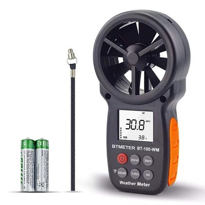 Digital Anemometer Barometer Handheld For Wind Speed Temperature Wind Chill Test