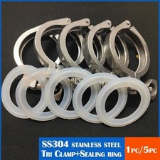 Tri Clamp Pipe Clamp 1.5 2 2.5 50.5/64mm 304 ...