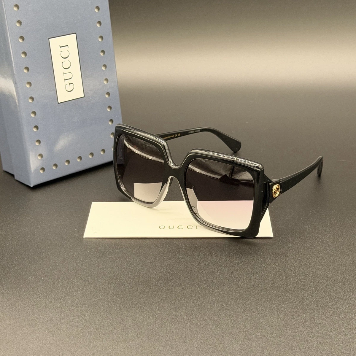 Gucci Black with Vintage Sunglasses for Women for sale | eBay