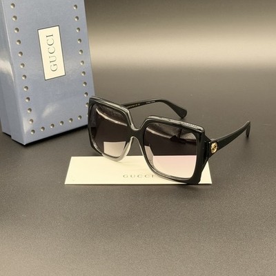 Gucci Women’s Black Square Gradient Lens Sunglasses Gucci Women main image 4