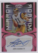 2023 Certified Mirror Signatures Pink 27/75 Jim Everett #MS91 Auto 0b2