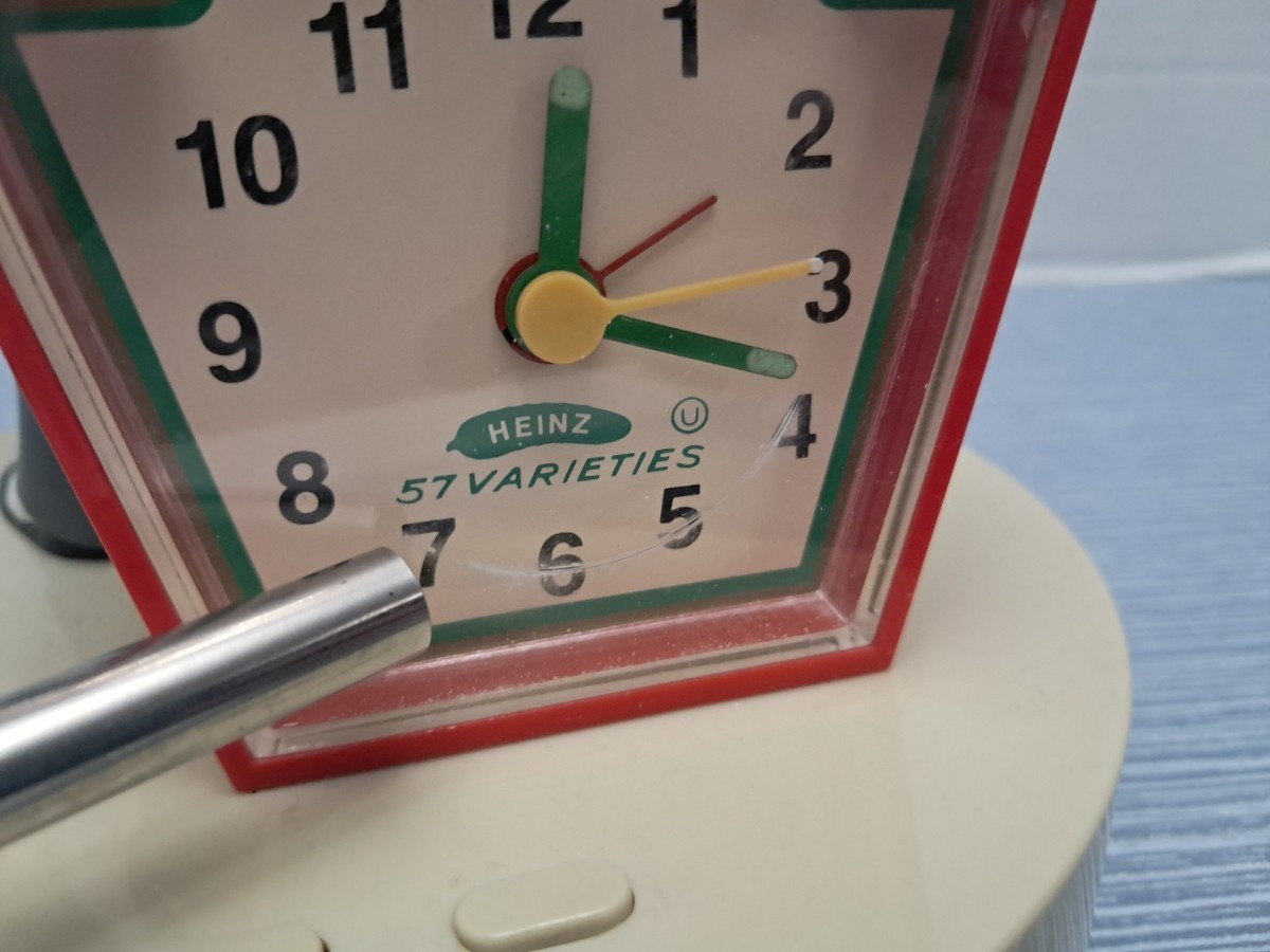 HEINZ TOMATO MAN Vintage Advertising Alarm Clock Mr Aristocrat | eBay