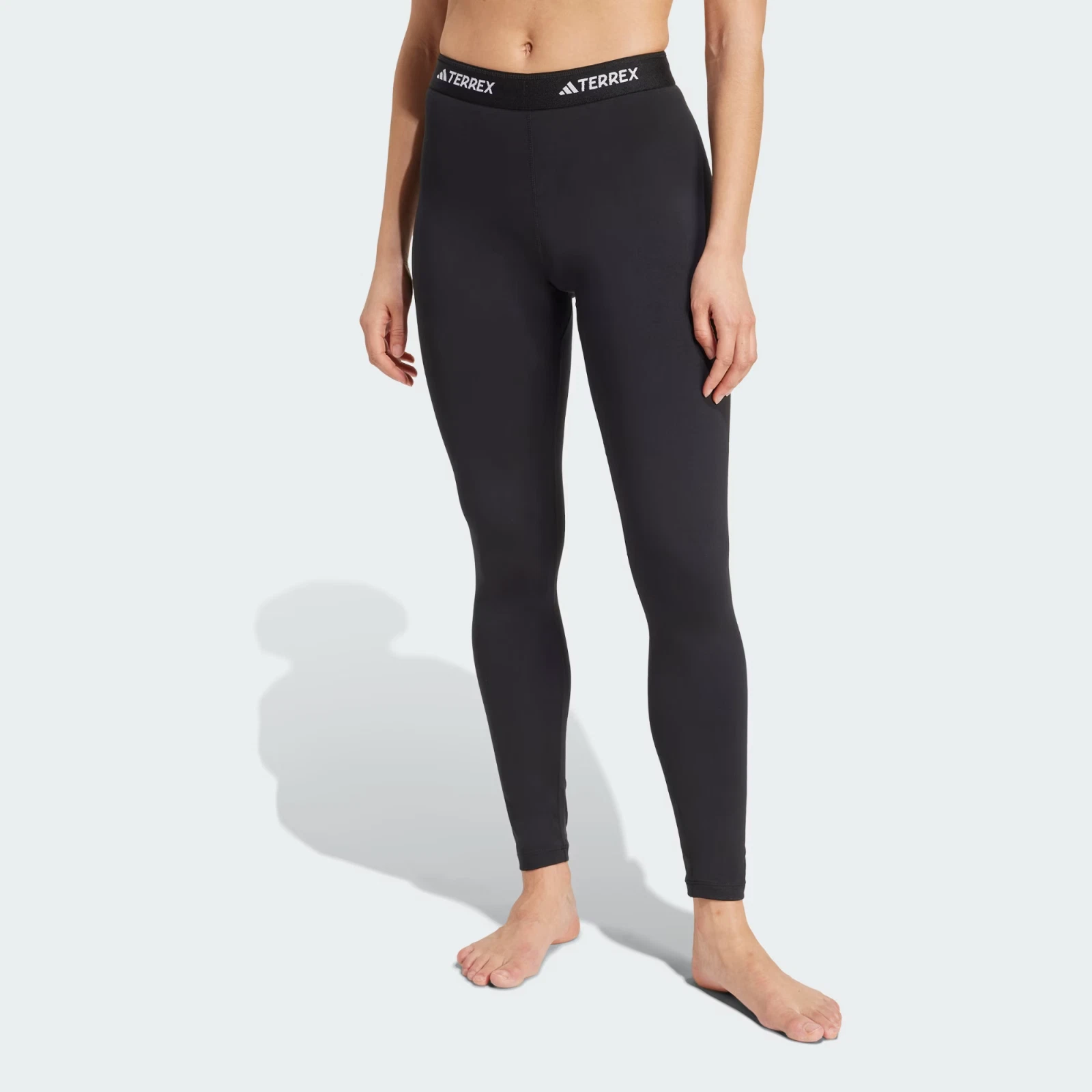 adidas Women's Multi Synthetic Base Layer TERREX Leggings Black