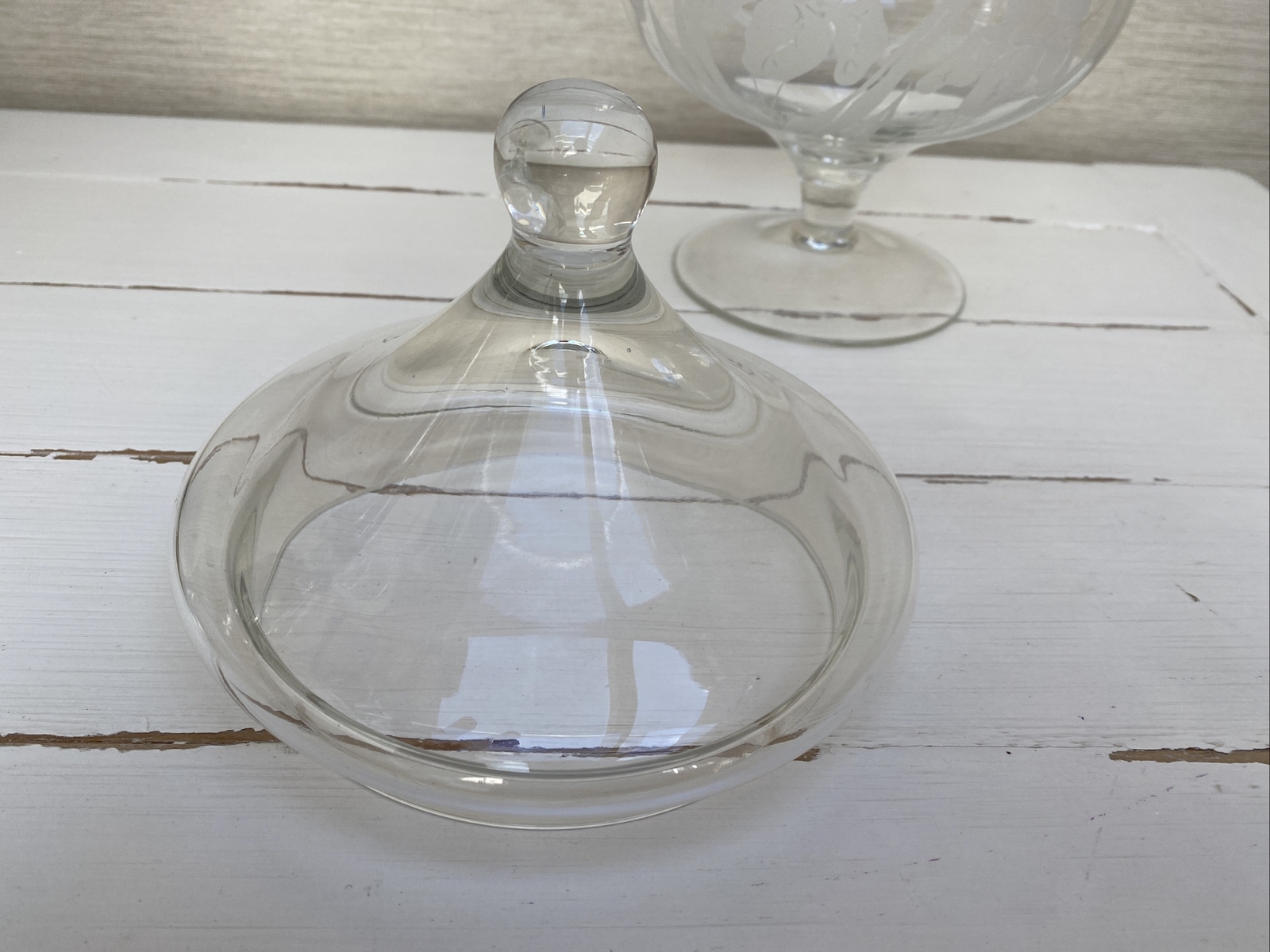 Rayware Made In Turkey Large Glass Bon Bon Jar & Lid eBay