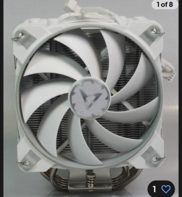 ID-COOLING SE-224-XTS White  CPU Cooler 4 Heatpipes CPU Air Cooler 120mm PWM Fan