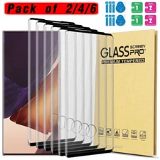 For Samsung Note20 10 S20 S21 S22 S23 Ultra Full Tempered Glass Screen Protector
