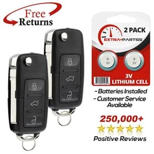 2 For 2012-2016 Volkswagen VW Passat Keyless Entry Car Remote Key Fob NBG010180T