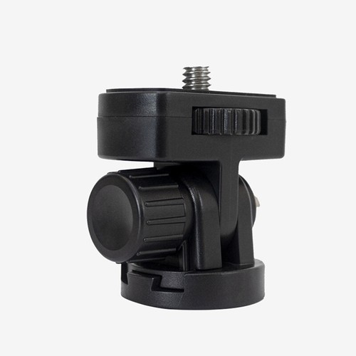 1/4" Hotshoe Mount Adapter 360 Degree Rotatable Aluminum Tripod Head - Zdjęcie 2 z 9