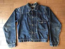 Levi's 50s Vtg Denim Jacket 506XX First Late with Leather Patch Single Side Tab