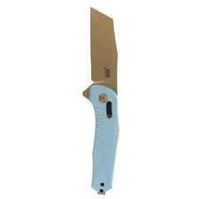SOG Diverge XR 12-02-02-43 - 3" D2 Sheepsfoot Blade Blue/Gold Aluminum Handle