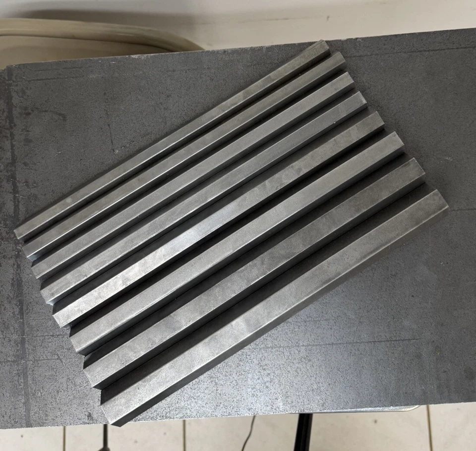 Surtido de existencias de barra hexagonal de acero 12L14 - 8 piezas - varillas de mecanizado de torno CNC Foto 3 de 4