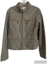 Poetry Clothing Faux Leather Jacket Size M