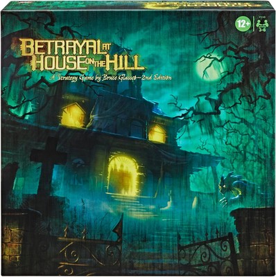Avalon Hill Betrayal at The House on The Hill Second Edition Cooperative Board G