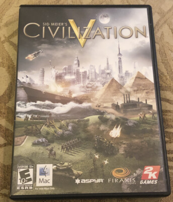Sid Meier's Civilization Apple 2010Complete w/Manual and CD Key No Map Game